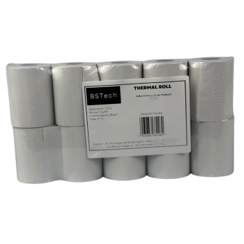 BSTech Papier, rolka termiczna do kas fiskalnych 57x25m 10 sztuk