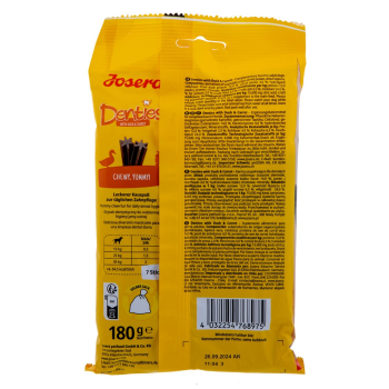 JOSERA Denties Kaczka z marchewką - przysmak dla psa - 180 g