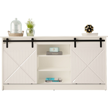 Komoda 160x80x35 GRANERO biały/biały połysk