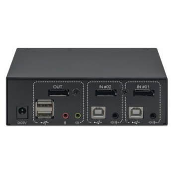 MANHATTAN PRZEŁĄCZNIK KVM DISPLAYPORT/USB 2X1 4K*6