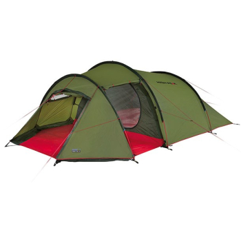High Peak Falcon 4 4 os. Zielony, Czerwony Namiot tunelowy