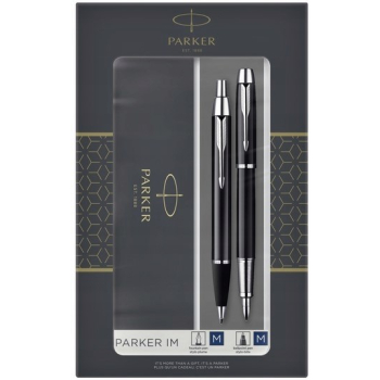 Parker 2093215 zestaw piór Czarny, Srebrny 2 szt.
