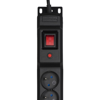 Listwa przeciwprzepięciowa Activejet COMBO/12gn/5m/cz (12 x UTE; 10A (2500 W); 5m; kolor czarny)