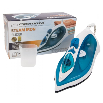 Żelazko parowe Esperanza Ceramic EHI002 (2200W; kolor niebieski)