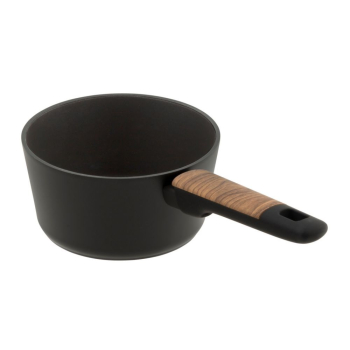Resto Kitchenware 93186 garnek 1,4 l Okrągły Czarny, Drewno
