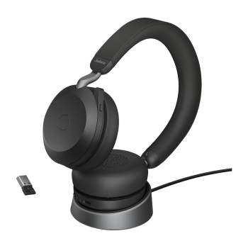 Jabra 27599-989-989 słuchawki/zestaw słuchawkowy Przewodowy i Bezprzewodowy Opaska na głowę Biuro/centrum telefoniczne Bluetooth Podstawka do ładowani