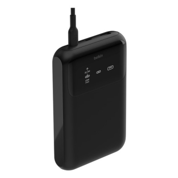BELKIN POWERBANK 20 000 MAH, 2X USB-C PD 65W, USB-A 18W, Z WYŚWIETLACZEM