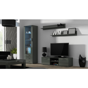 Zestaw SOHO 7 (RTV140 + Wit S1 + Półki) SZ/SZ POŁ