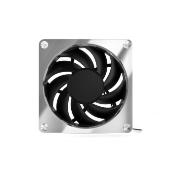 Alphacool Apex Stealth Metall Obudowa komputera Wentylator 12 cm Chrom 1 szt.