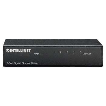 Switch 5x RJ45 Gigabit, metal, desktop