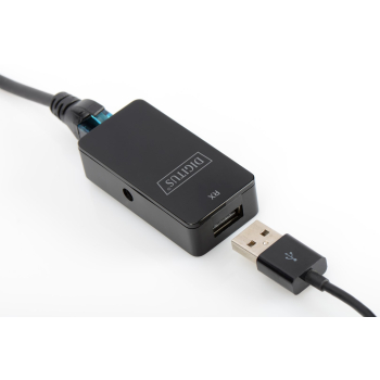 Przedłużacz USB 2.0 HighSpeed po skrętce Cat.5e/6 UTP do 50m