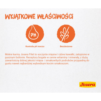 JOSERA Filet kurczak - mokra karma dla kota - 70 g