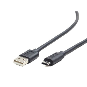 Kabel GEMBIRD CCP-USB2-AMCM-6 (USB 2.0 M - USB typu C M; 1,8m; kolor czarny)