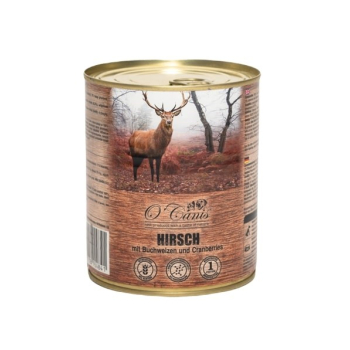 O'CANIS Jeleń z kaszą gryczaną - mokra karma dla psa - 800 g