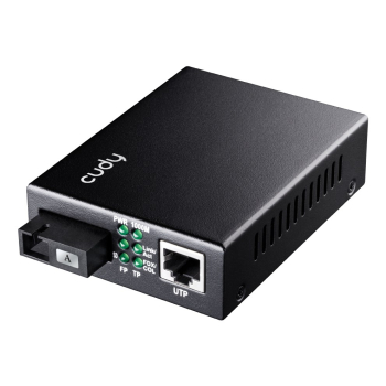 Cudy MC100GSB-40A konwerter sieciowy 1000 Mbit/s Multifunkcyjny, Pojedynczy Czarny