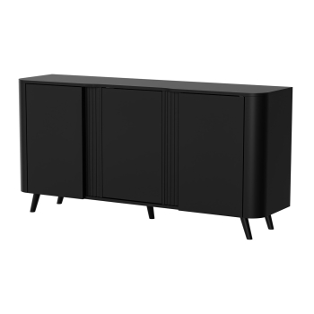 Komoda VOLARE 151x39x75 czarny