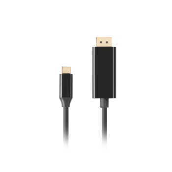 LANBERG KABEL USB-C(M)->DISPLAYPORT(M) 1M 4K 60HZ CZARNY CA-CMDP-10CU-0010-BK