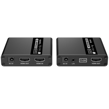 Extender HDMI 1080p Real Time Cat6/6a/7 do 70m EDID IR