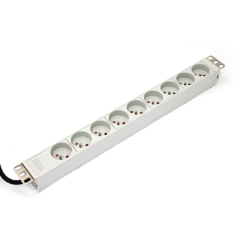 Listwa zasilająca DIGITUS A-19-STRIP-3-IMP (9 x UTE; 1,8m; kolor biały)