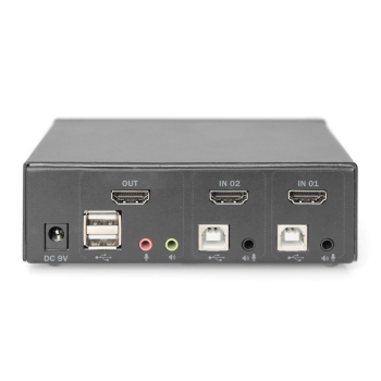 DIGITUS PRZEŁĄCZNIK KVM 2 PORTOWY HDMI, 4K 30HZ DS-12870