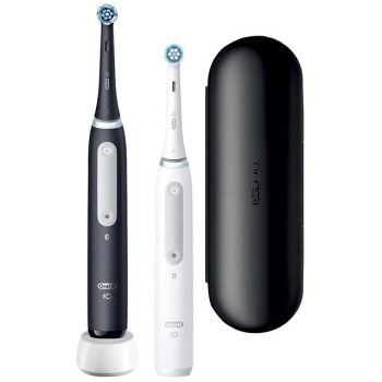 Szczoteczka elektryczna Oral-B iO4 Duo Matt Black/W (WYPRZEDAŻ)