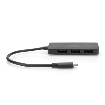 Digitus 3-portowy koncentrator wideo MST (USB-C™ -> 3 x DisplayPort)