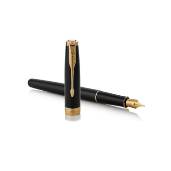 Pióro wieczne Parker Sonnet Black Lacquer GT (F)