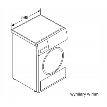 Suszarka do bielizny BOSCH WQG245APPL