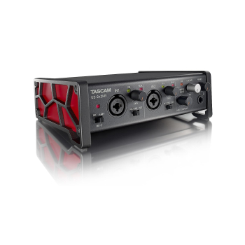 Tascam US-2x2HR - Interfejs USB audio/MIDI wysokiej rozdzielczości (2 wejścia, 2 wyjścia)