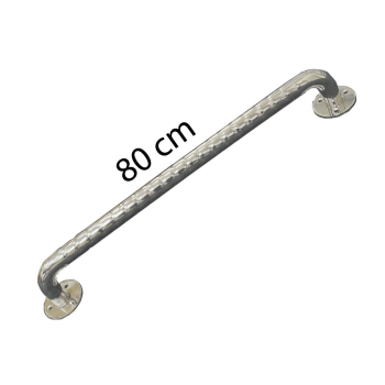 Poręcz łazienkowa stali nierdzewnej karbowana 80cm
