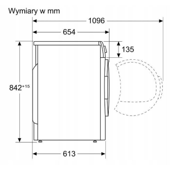 Suszarka do bielizny BOSCH WQG245APPL