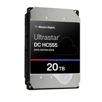 Dysk serwerowy HDD Western Digital Ultrastar DC HC555 WUH722020CLE6L4 (20 TB; 3.5