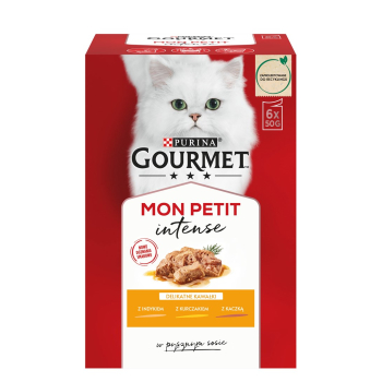 GOURMET Mon Petit Mix Drobiowy - mokra karma dla kota - 6x50 g