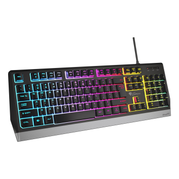 Klawiatura Gaming GENESIS RHOD 300 RGB Czarna USB