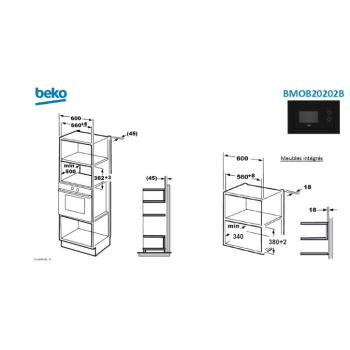 Kuchenka mikrofalowa BEKO BMOB20202B