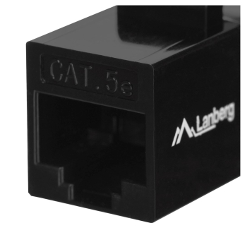 LANBERG ŁĄCZNIK KEYSTONE KAT.5 UTP RJ45->RJ45 ZŁĄCZKA SIECIOWA KSU5-3000