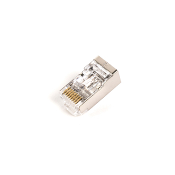 Wtyk RJ45 (8P8C) przelotowy, kat.6, ekranowany, AWG 26-24, opakowanie 100 szt.