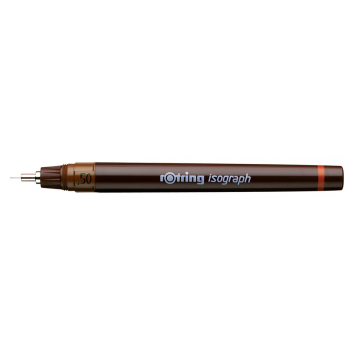 Rotring Isograph 0.2/0.3/0.5 Długopis żelowy Czarny 4 szt.