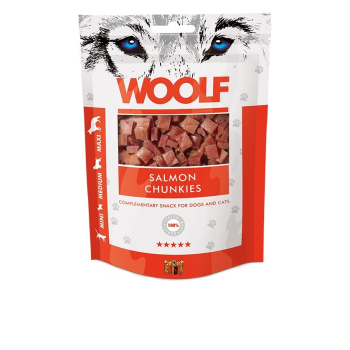 WOOLF Przysmak Salmon Chunkies dla psa 100g