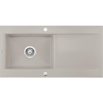 Zlewozmywak ceramiczny 1-komorowy z ociekaczem ZCB C113 5907650878100