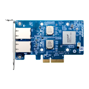 Qnap QXG-10G2T, 2x 10GbE, PCIe Gen3 x4, Low-profile