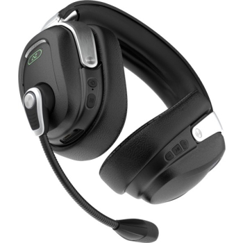 Acezone A-Rise Zestaw słuchawkowy Przewodowy i Bezprzewodowy Opaska na głowę Gaming USB Type-C Bluetooth Czarny