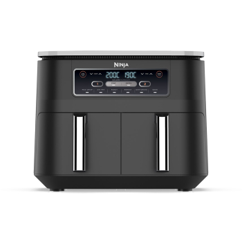 Ninja AF300 Podwójny 7,6 l Autonomiczny 1690 W Frytkownica na gorące powietrze Czarny