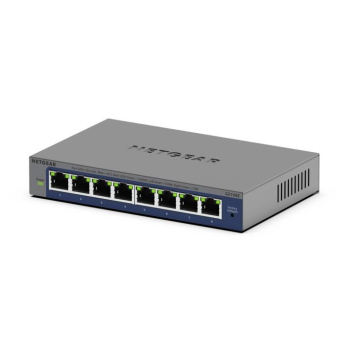 NETGEAR GS108Ev4 Nie zarządzany L2/L3 Gigabit Ethernet (10/100/1000) Szary