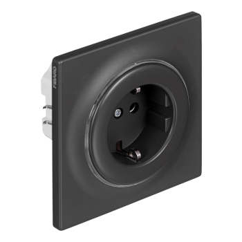 FIBARO Gniazdo Walli Outlet type F FGWOF-011-8 antracyt