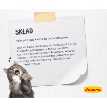 JOSERA Catelux - sucha karma dla kota - 10 kg
