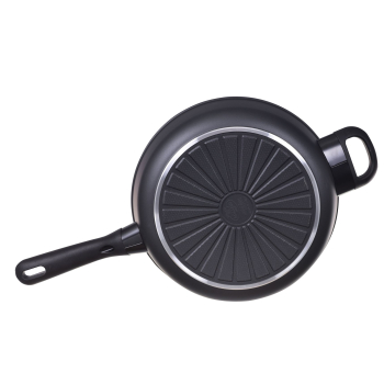 Patelnia BALLARINI Avola sauté z 2 uchwytami i pokrywką tytanowa 28 cm 75002-914-0