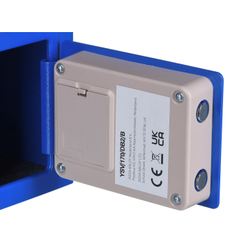 Yale Mini Electronic Safe Blue Sejf podstawowy YSV mini niebieski