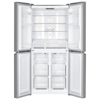 Lodówka z zamrażalnikiem dolnym Multi Door Total Full No Frost MPM-434-SBF-08 białe szkło