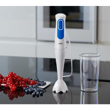 Braun MQ 3000 Smoothie 0,6 l Blender immersyjny 700 W Niebieski, Biały